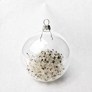Glob sticlă cu Curpen de pădure 8cm