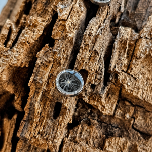 Cercei 6mm Puf de păpădie